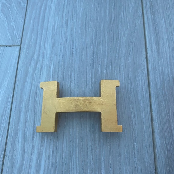 Hermès H Gold Buckle